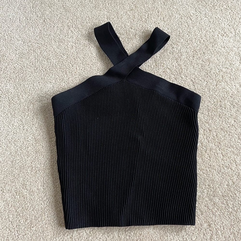 Babaton Sculpt Knit Criss Cross Tank